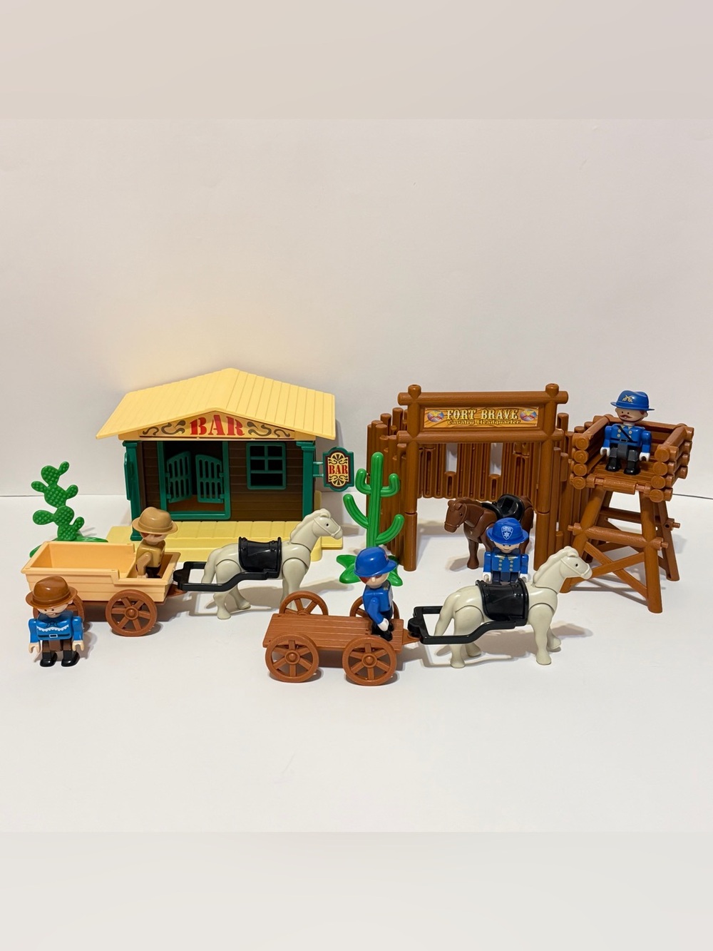 Vintage Gearbox Toy Forty Third Cavalry Ft Leavenworth Playset